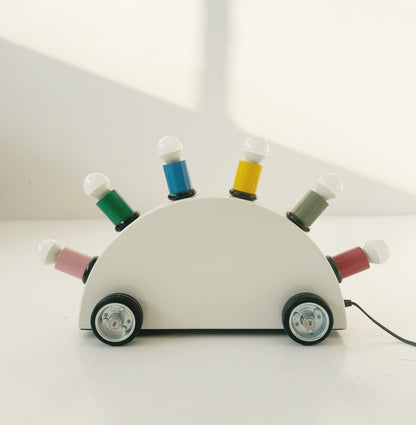 Super table lamp design by Martine Bedin for Memphis