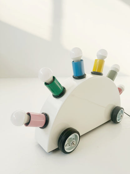 Super table lamp design by Martine Bedin for Memphis