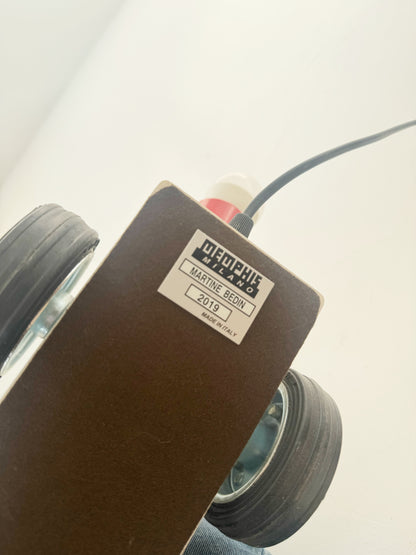 Super table lamp design by Martine Bedin for Memphis