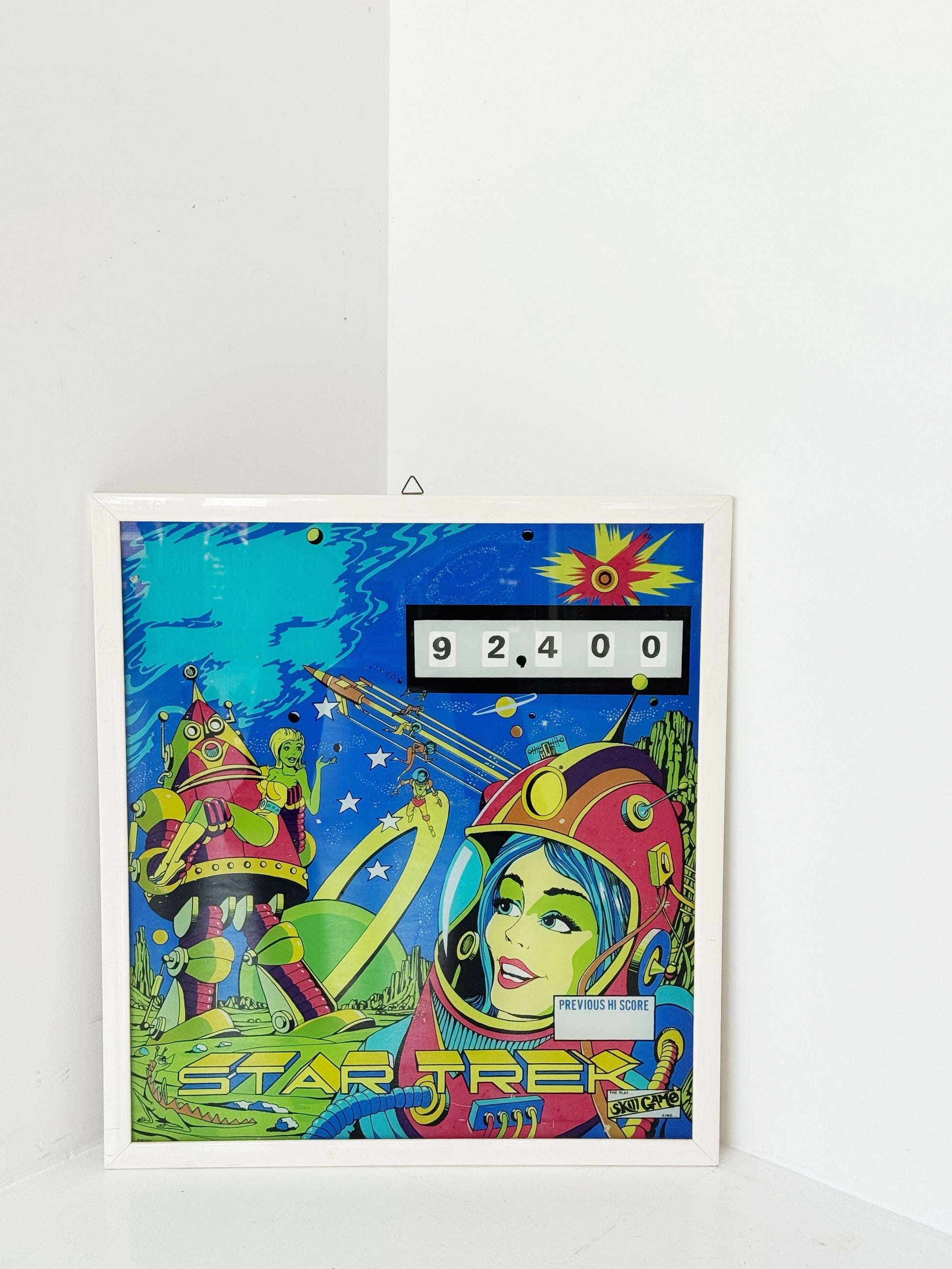 Pannello "Star Trek" - Grafica da flipper anni '70