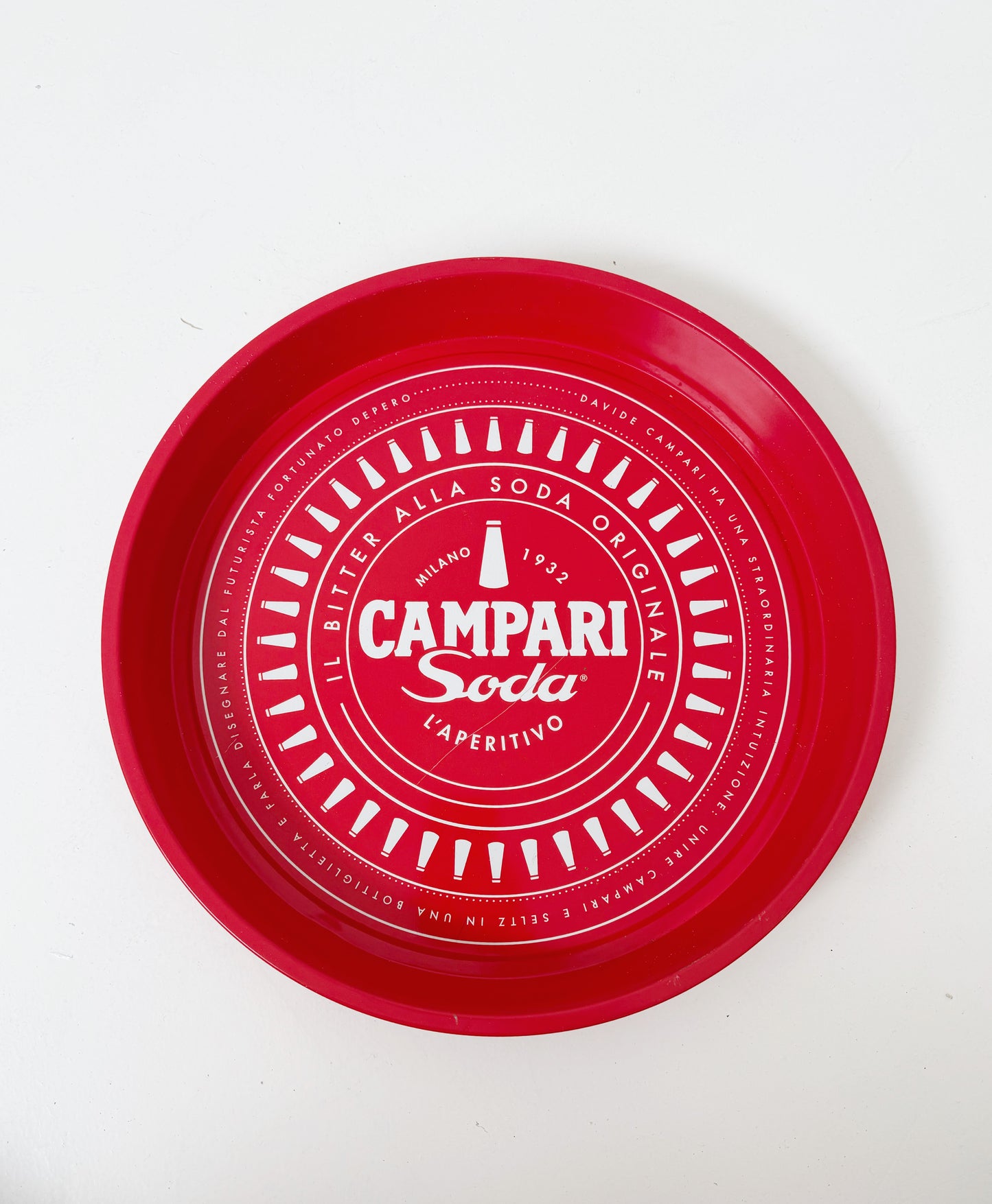 Vassoio pubblicitario Campari Soda – anni '90