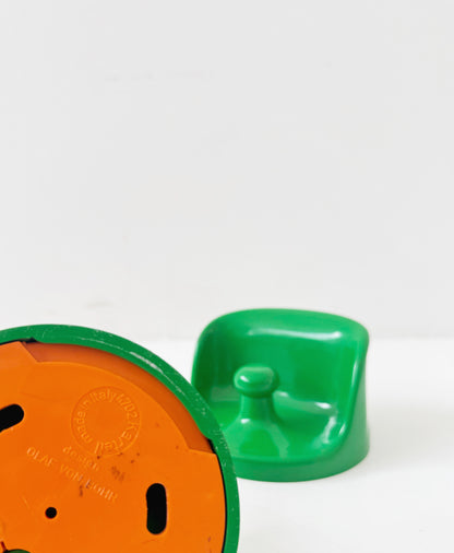 Set di 3 appendini Kartell in plastica verde – anni '70