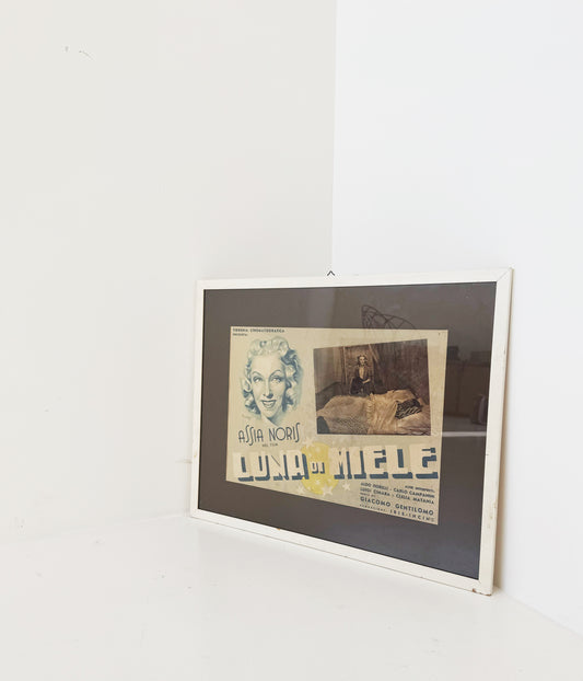 Manifesto vintage "Luna di Miele" - Cinema italiano degli anni '40