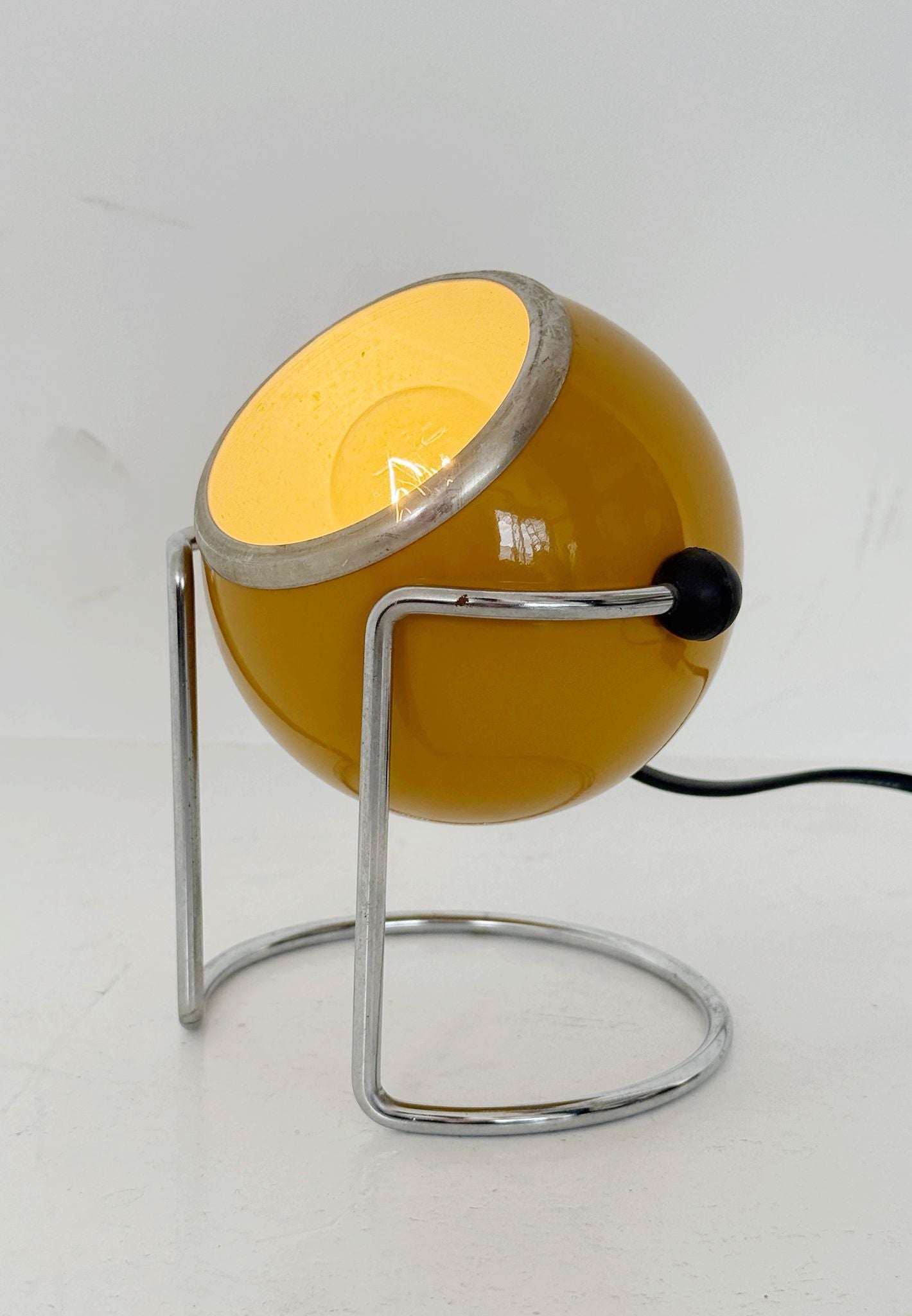 Adjustable Space Age Table Lamp in Lacquered Metal, 1970s