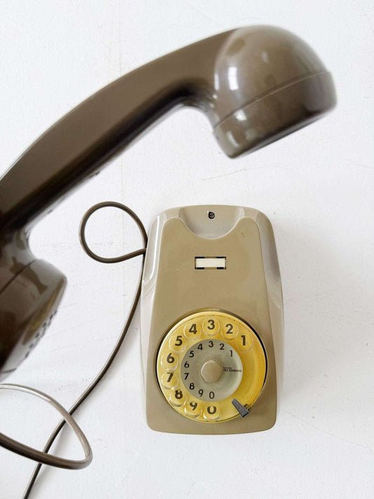 Vintage Rotary Wall Telephone – 1960s/1970s