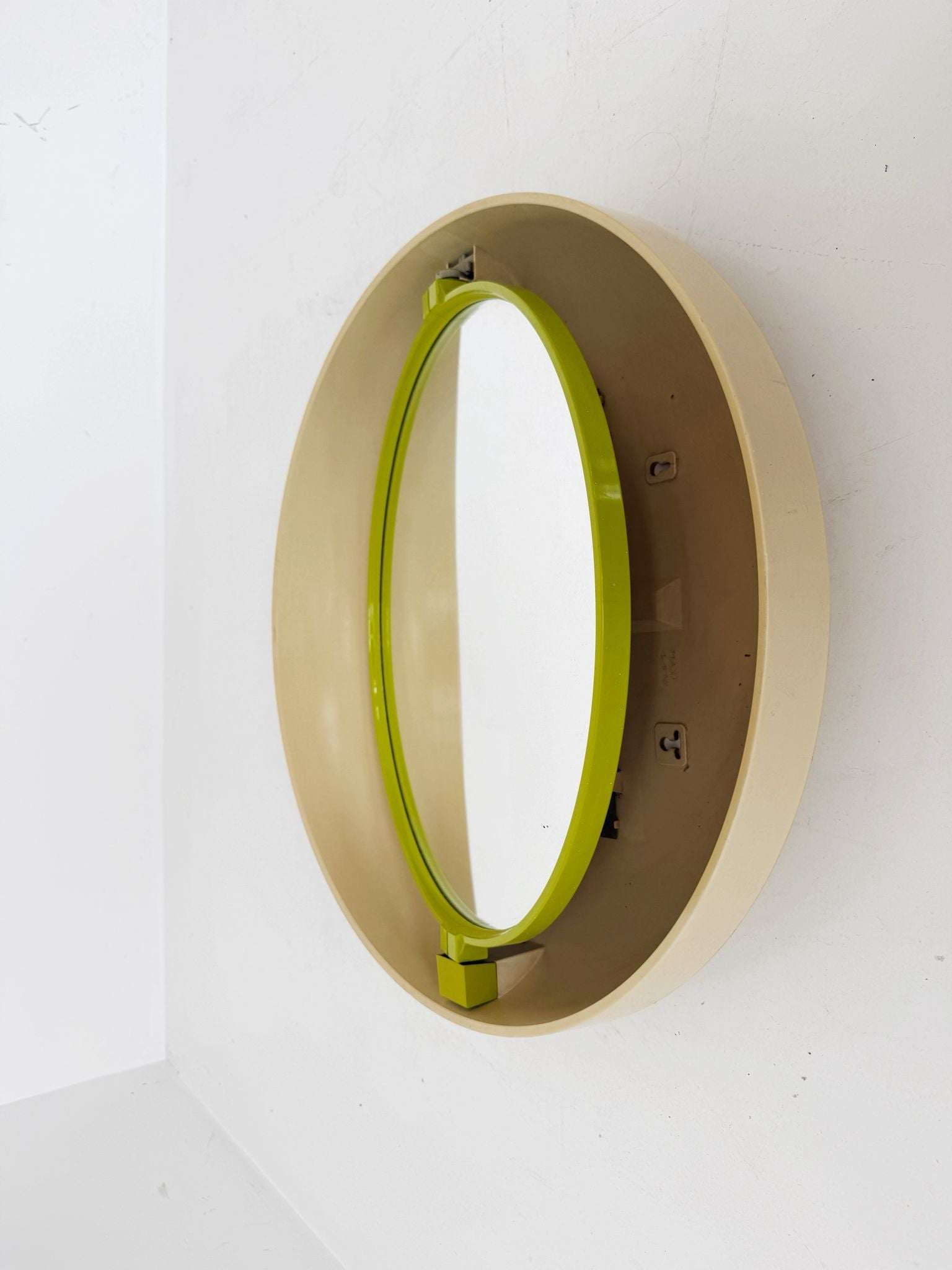 Illuminated Wall Mirror, Space Age Design, 1970s
