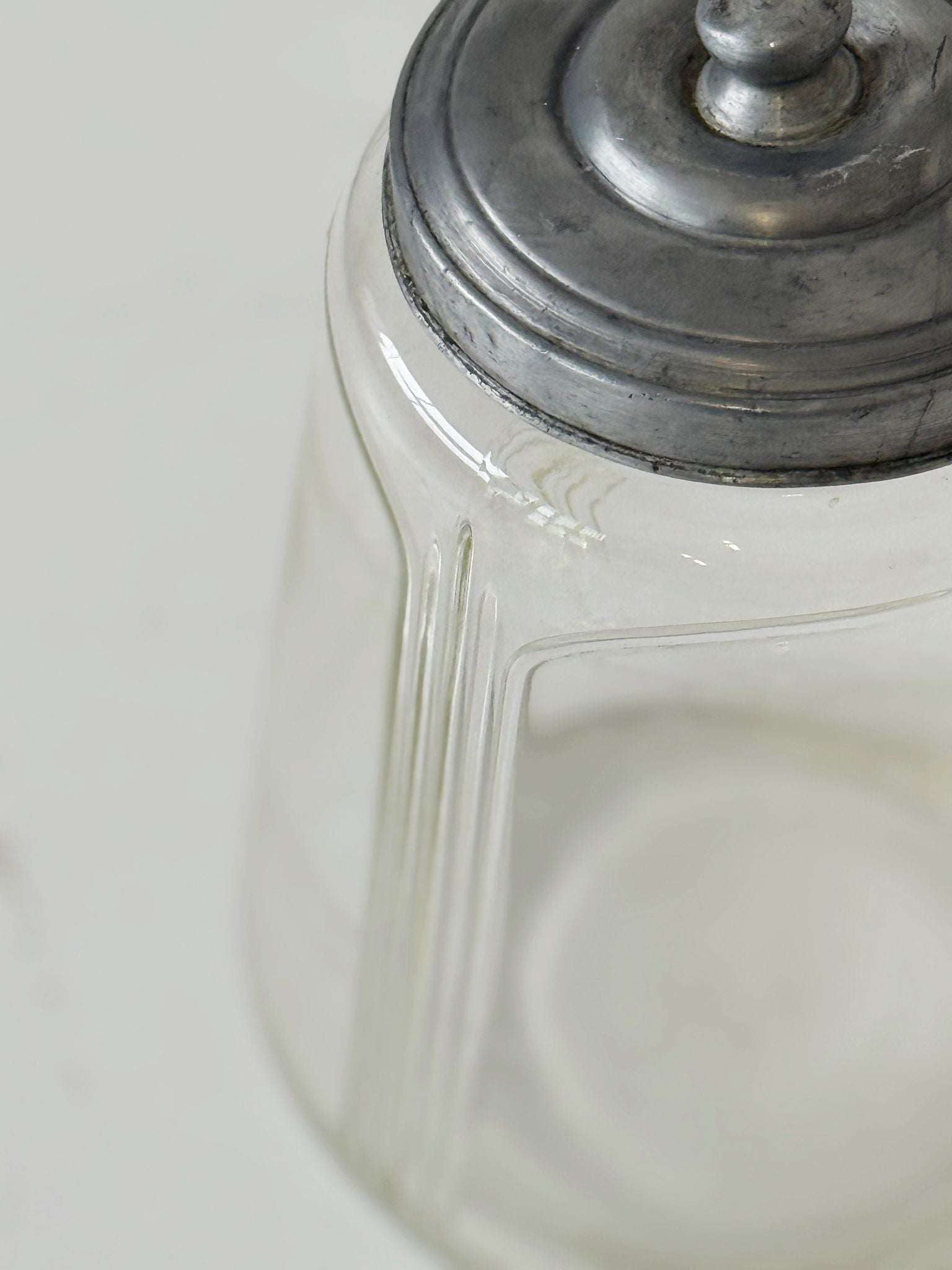 Glass Jar with Metal Lid – Italy, 1930s/1940s