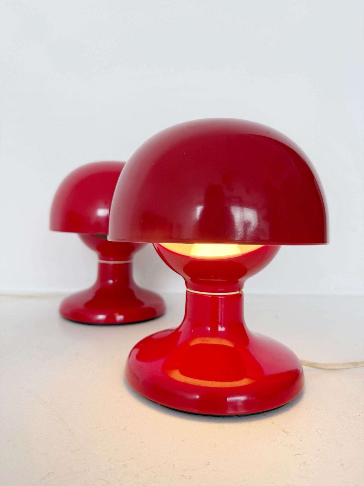 Pair of "Jucker" table lamps by Tobia and Afra Scarpa for Flos, 1960s