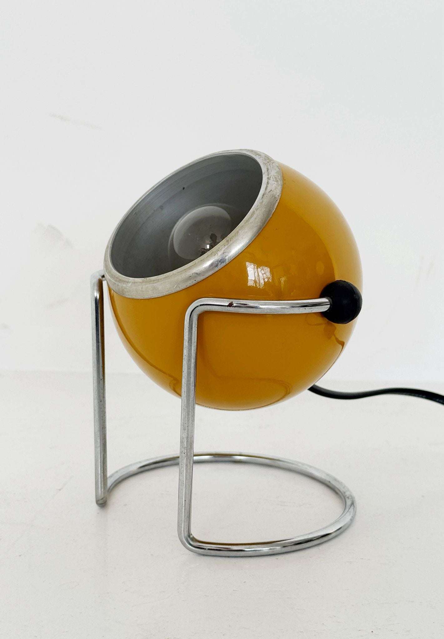 Adjustable Space Age Table Lamp in Lacquered Metal, 1970s