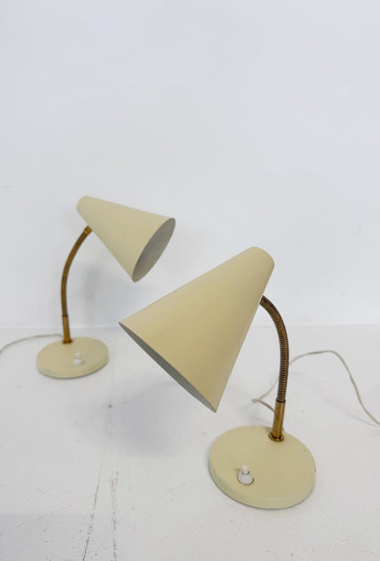 Pair of Adjustable Table Lamps, 1960s