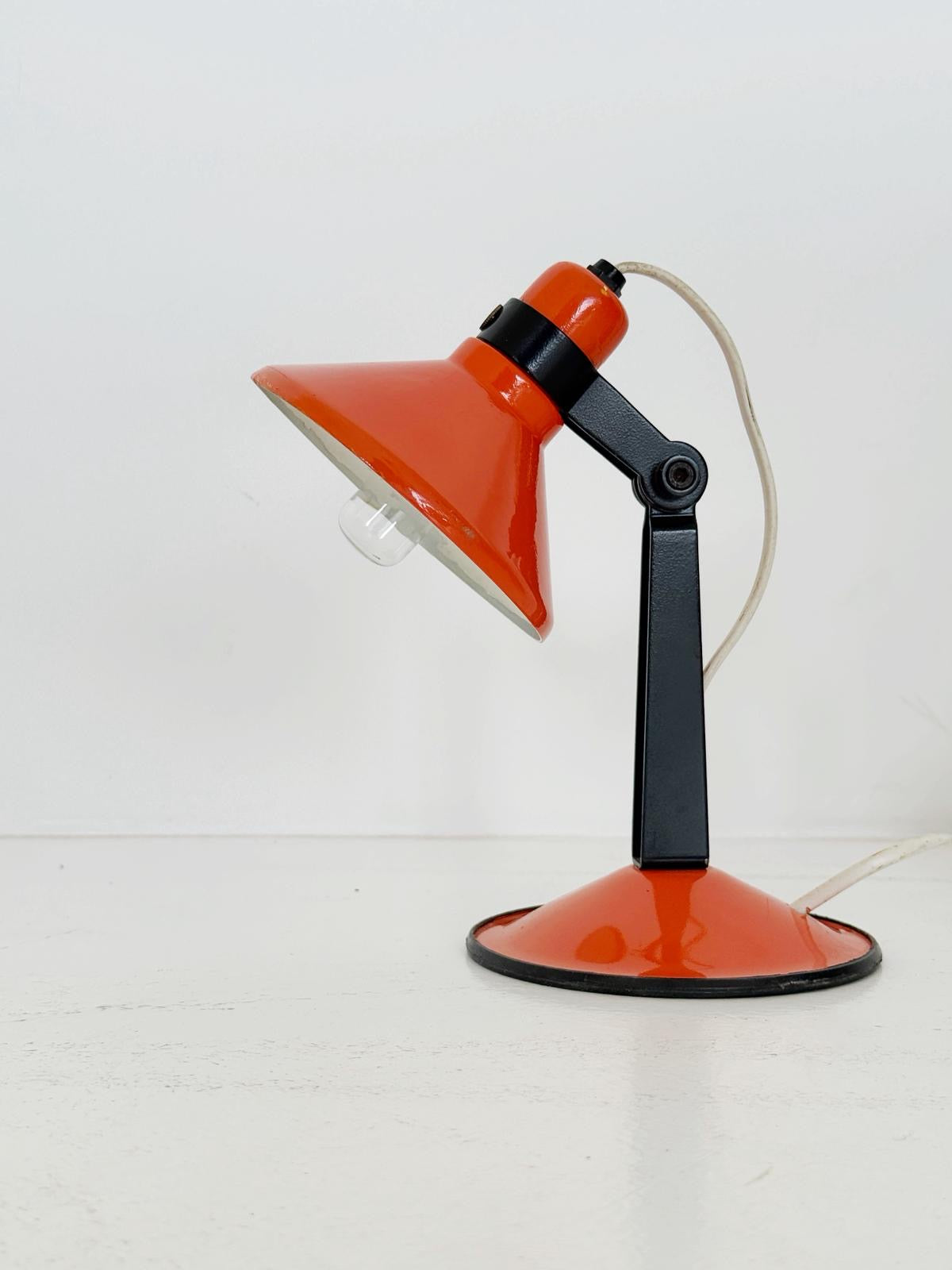 Small technical table lamp