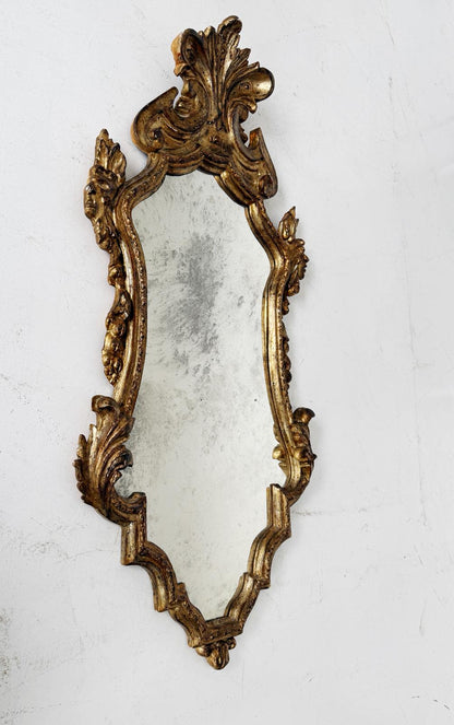 Carved and gilded mirror, Italy, mid-18th century (central-northern area)