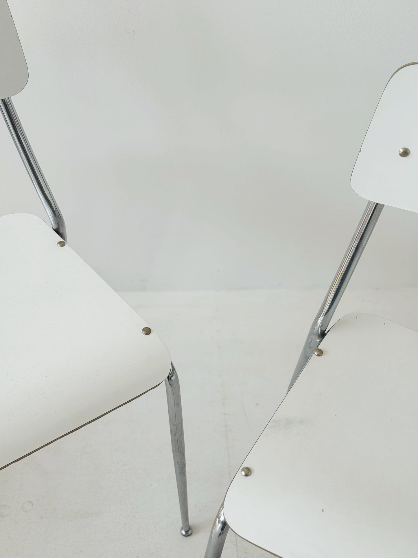 Pair of formica chairs