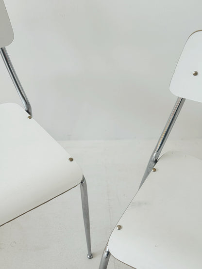 Pair of formica chairs