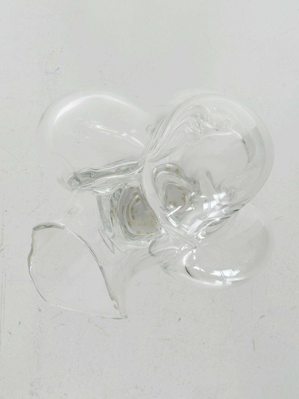 Zanetti Murano – Abstract glass sculpture, 1980s–1990s