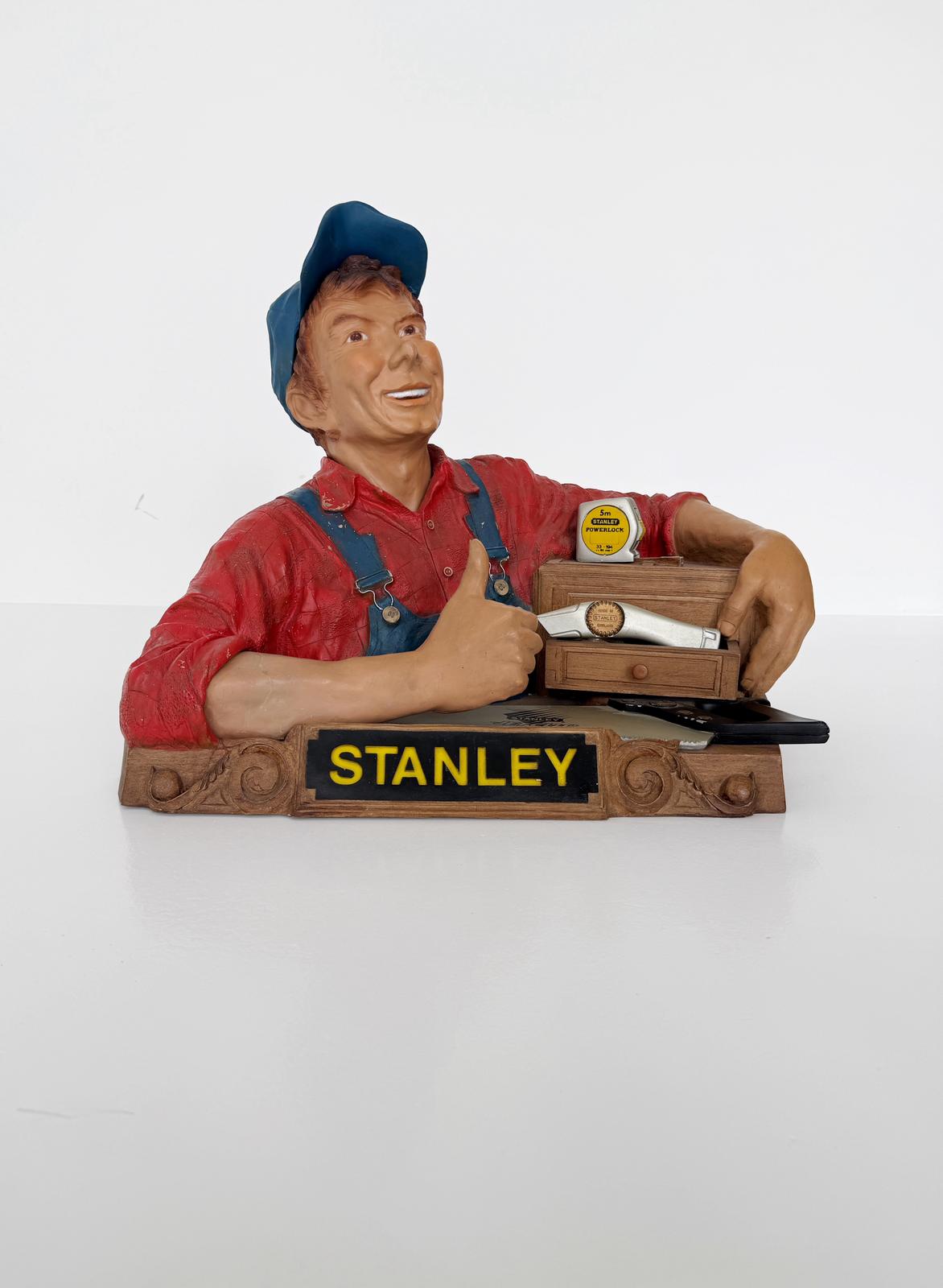 Statua vintage "Stanley" - Articolo promozionale da banco degli anni '70/'80