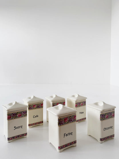 Set barattoli spezia in ceramica 