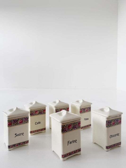 Set barattoli spezia in ceramica 