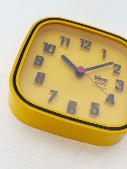 Bino Quartz Wall Clock, Italy, 1970s-1980s