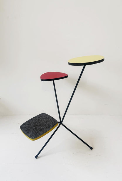 Multi-tiered plant stand/gueridon table, 1950s–1960s