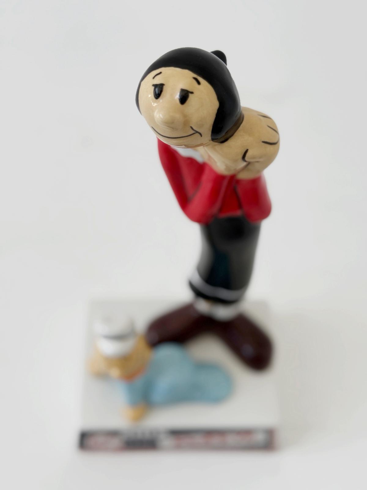 Olivia & Swee'Pea – Popeye "Chix Card Gum" Advertising Figure