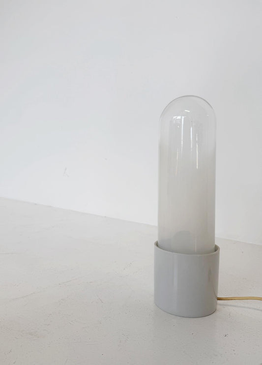 Opal Glass Table Lamp, 1970s