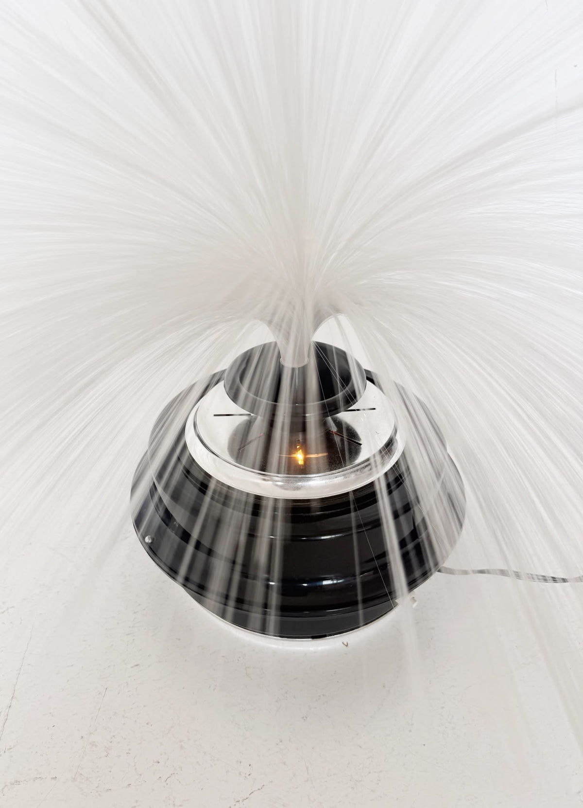 Space Age fiber-optic lamp, 1970s