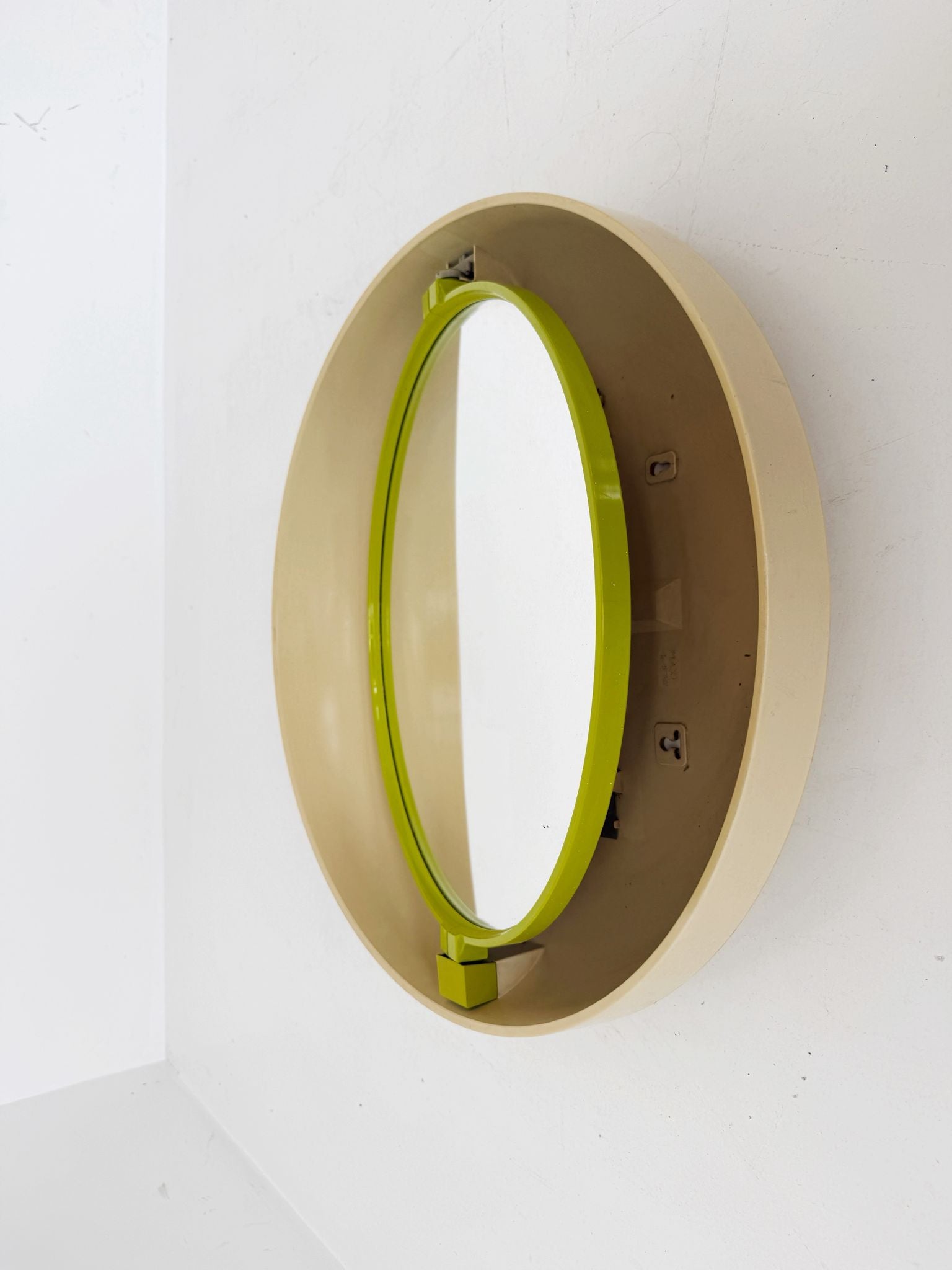 Illuminated Wall Mirror, Space Age Design, 1970s