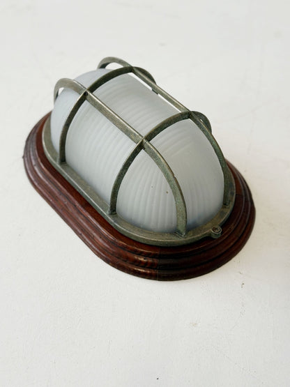 Nautical opal glass ceiling light (1955–1963)