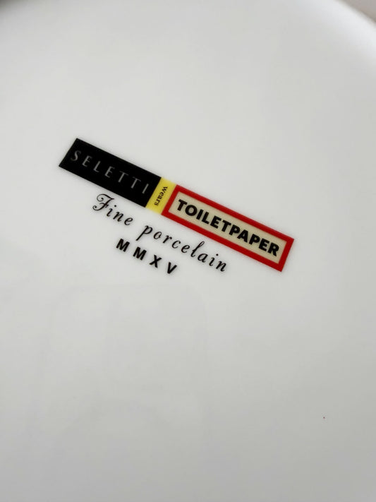 Piatto decorativo Seletti TOILETPAPER – Porcellana fine