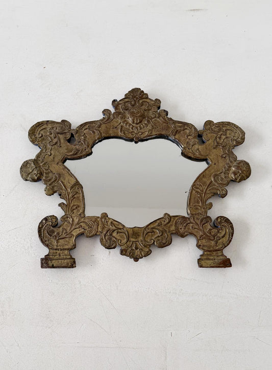 Cartagloria in rame argentato e sbalzato, XVIII secolo