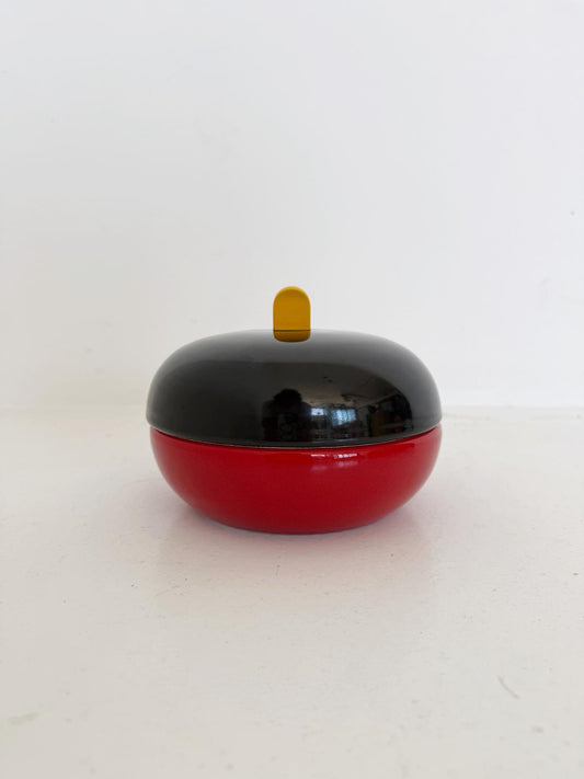 Scatola in ceramica con coperchio, anni '60