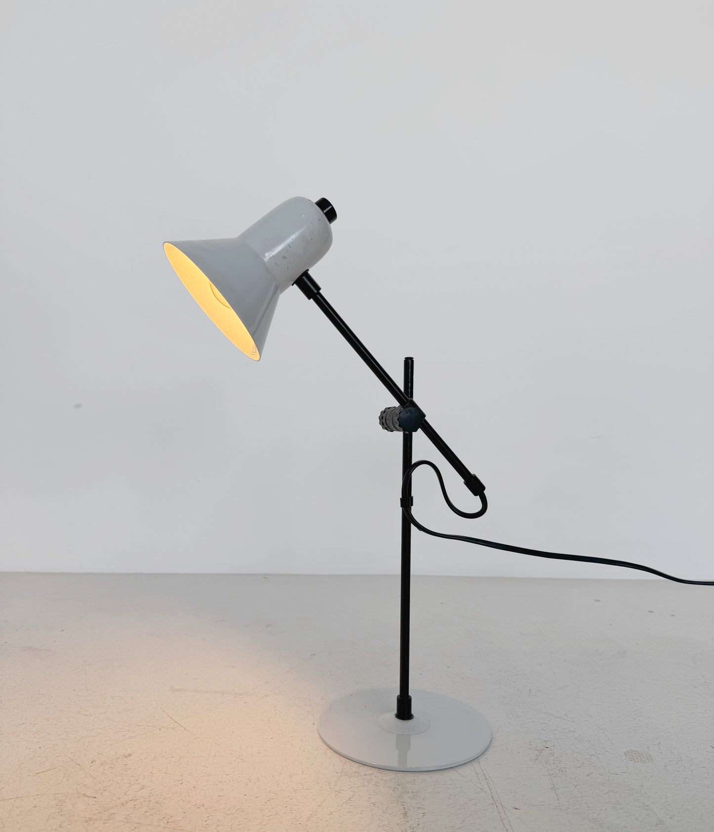 White table lamp