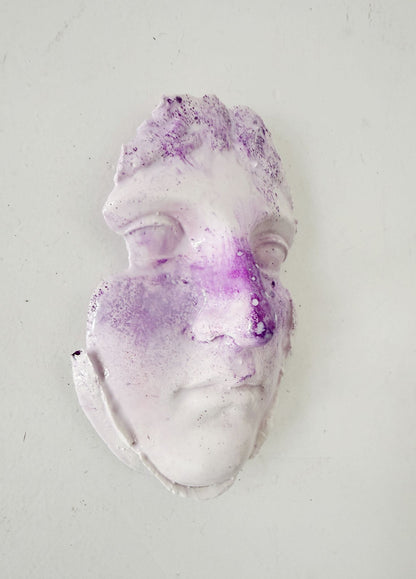 Hand-molded and finished gesso- Valeria