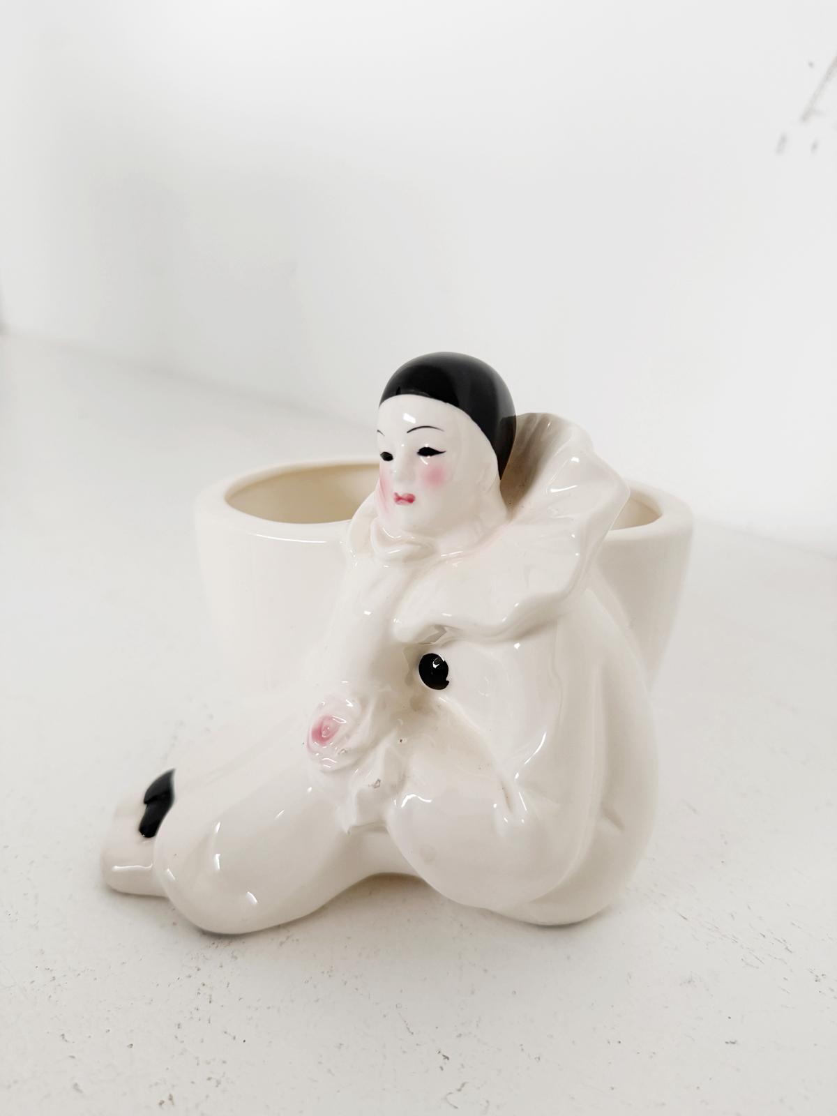 Glazed Ceramic Pierrot
