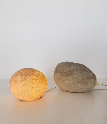 Pair of “Dora” / “Moon Rock” lamps by André Cazenave, 1970s