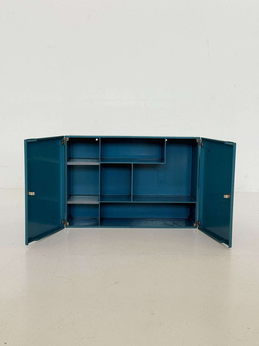 Modular wall-mounted container in molded plastic, produced by Carrara & Matta (C²M), Gardena model, made in Italy.
