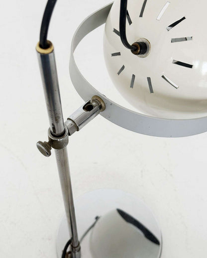 A 1970s table lamp with adjustable height