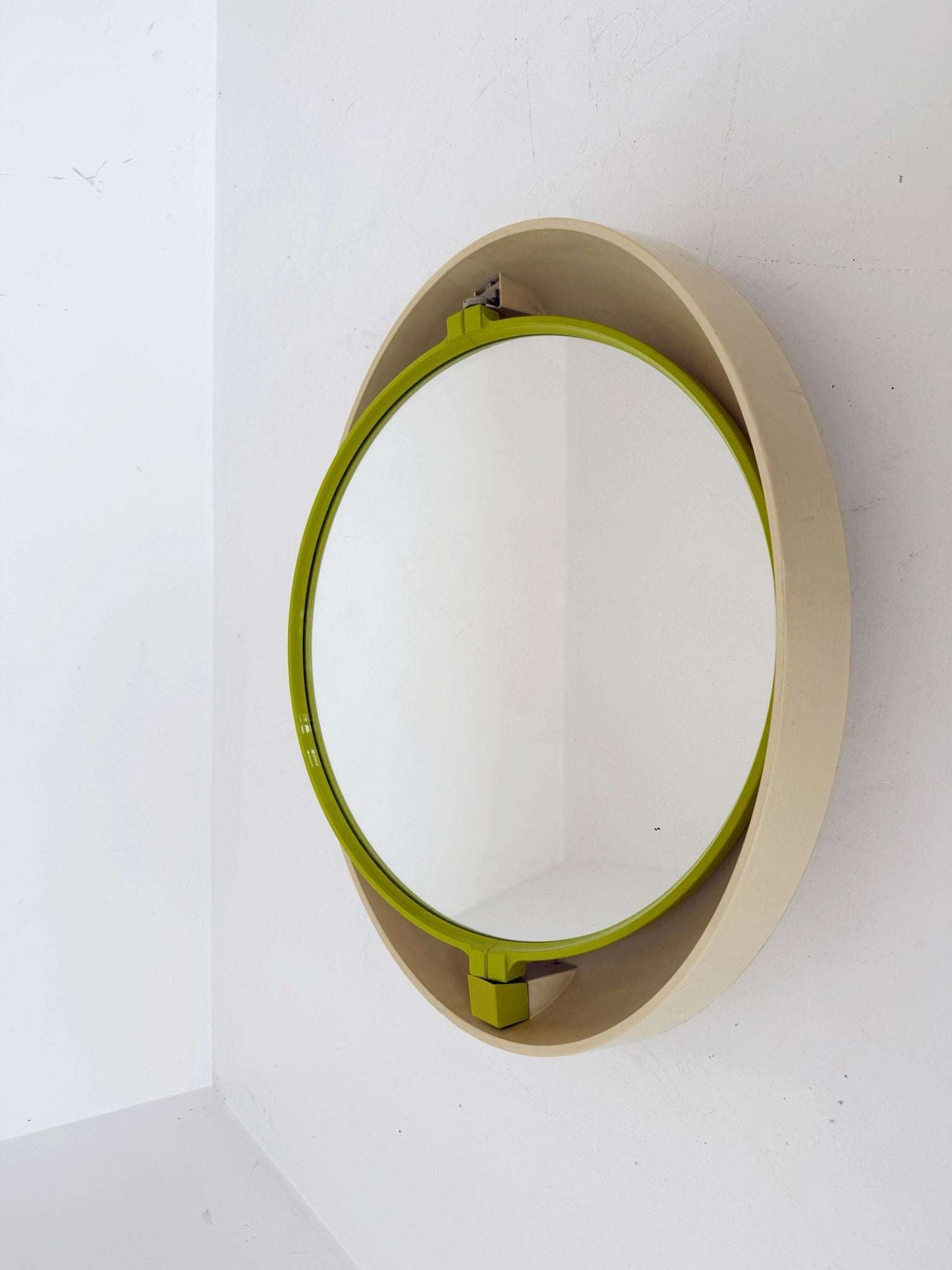 Illuminated Wall Mirror, Space Age Design, 1970s