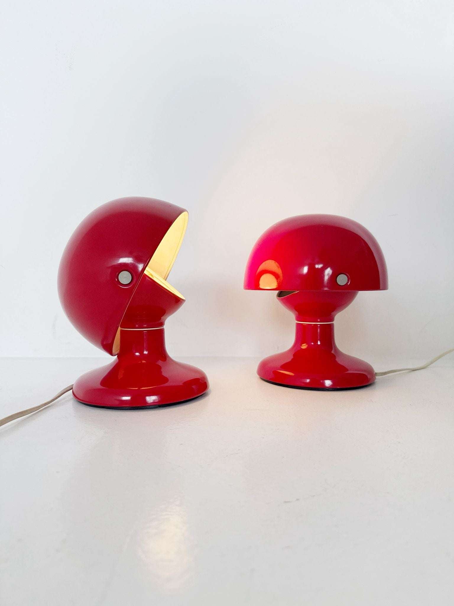 Pair of "Jucker" table lamps by Tobia and Afra Scarpa for Flos, 1960s
