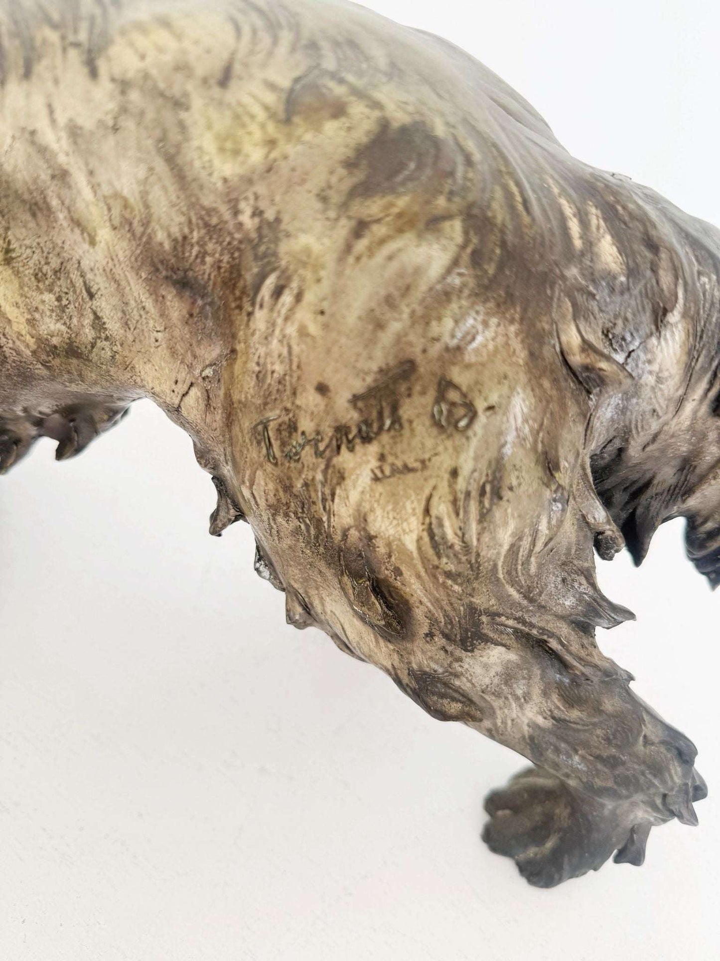 Sculpture "Hunting Dog" – Bruno Tornati, Italy, 1960s–1970s