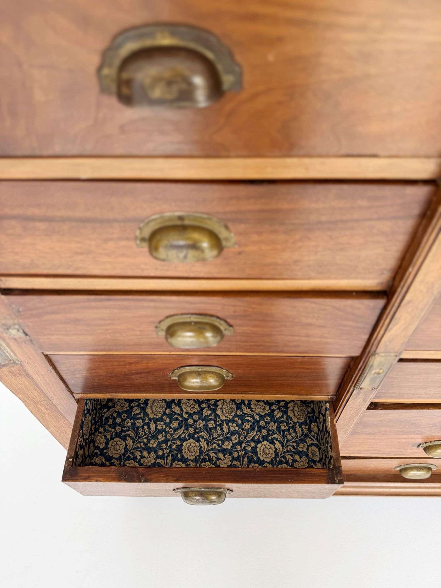Wooden filing cabinet with drawers – early 1900s