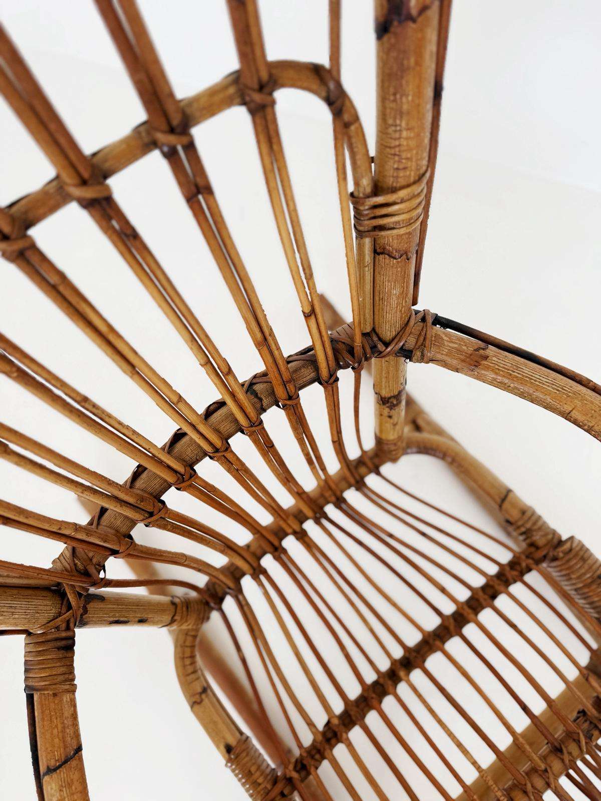 Rattan rocking chair