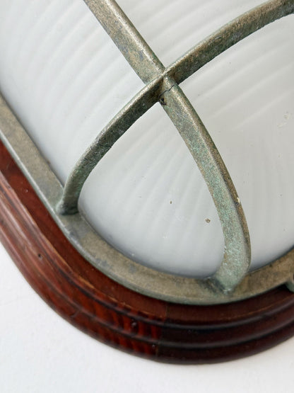 Nautical opal glass ceiling light (1955–1963)