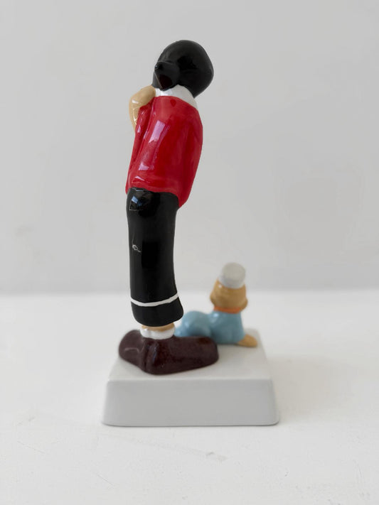 Olivia & Swee'Pea – Popeye "Chix Card Gum" Advertising Figure