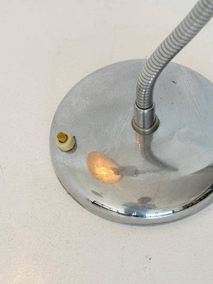 Lampada da Tavolo Orientabile in Metallo Cromato – Anni '70