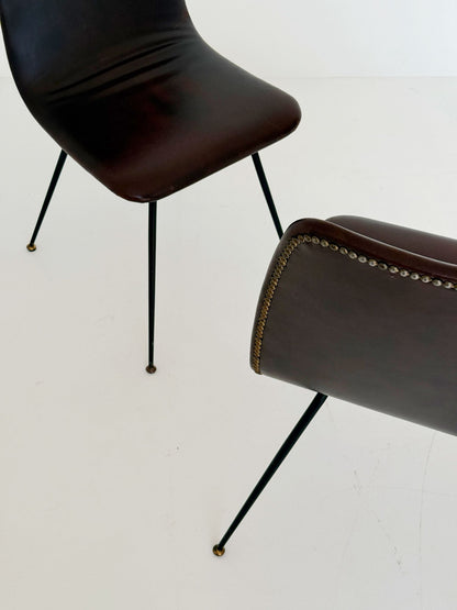 Coppia di sedie vintage, Italia, anni '50