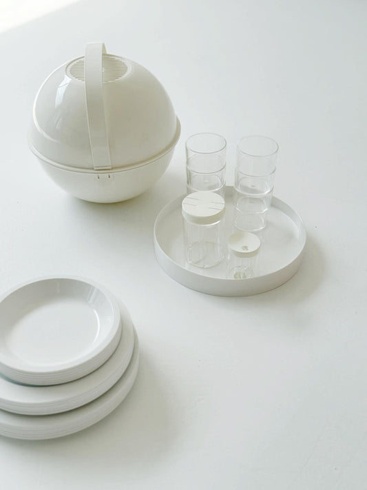 Pic Boll Picnic Set, Carlo Viglino for Guzzini, Italia, 1968