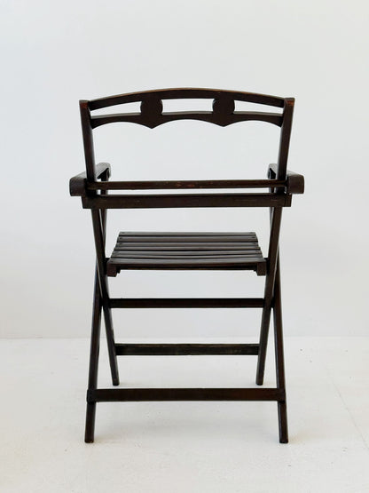 Sedia pieghevole in legno