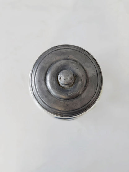 Glass Jar with Metal Lid – Italy, 1930s/1940s